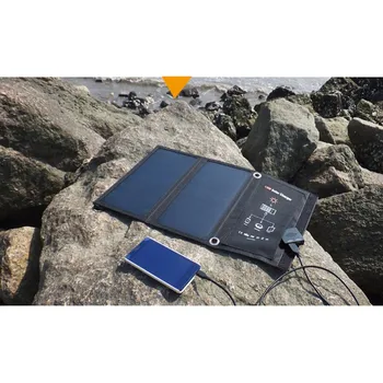 

100% NEW Folding 15W Solar Cells Charger USB Output Devices Portable Solar Panels for iPhone 6s 6 Smartphones