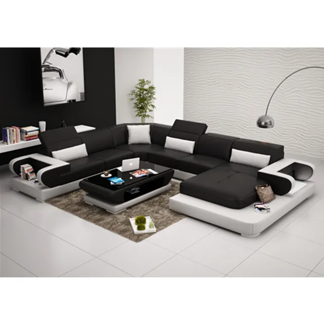 Us 1580 0 G8002 American Style U Shaped Modular Furniture Leather Sofa Set In Living Room Sets From On Aliexpress Alibaba Group