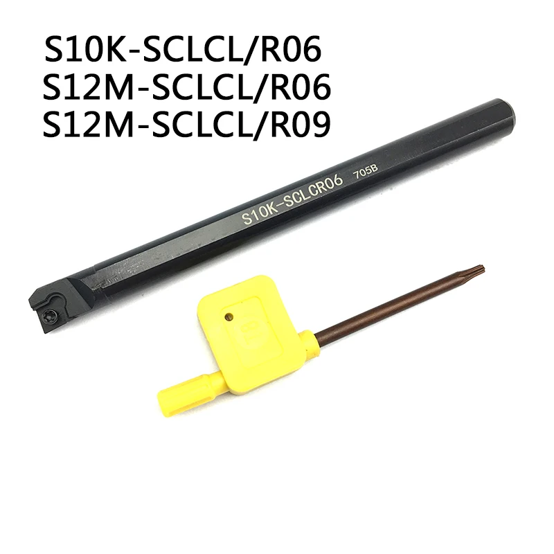 

1PC S10K-SCLCL06 S10K-SCLCR06 S12M-SCLCL06 S12M-SCLCR06 S12M-SCLCL09 S12M-SCLCR09 Internal Turning Tool Holder CNC Cutting Tool