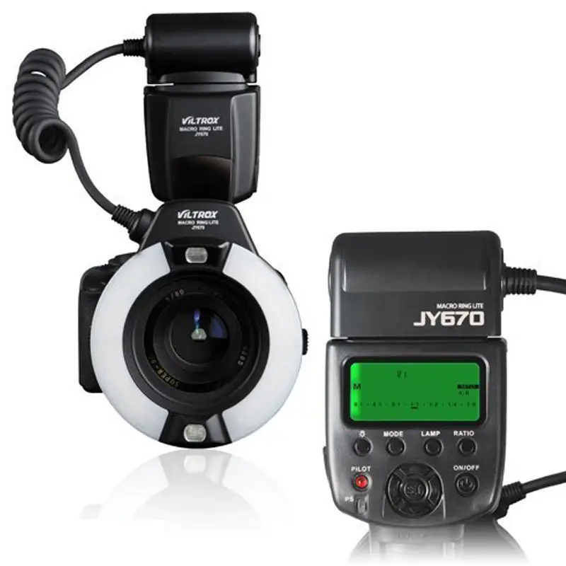 

JY-670 Camera Macro Close-Up Ring Light Flash For DSLR Canon Nikon Pentax Olympus Free Shipping