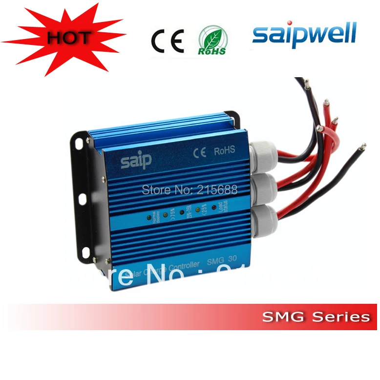 

2015 High -power industrial solar charge controller 30a 12v ce solar controller SMG30