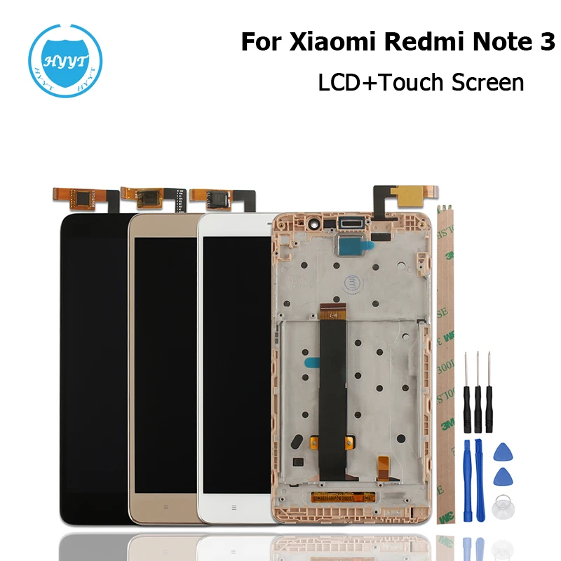 ЖК дисплей + сенсорный экран с рамкой для XiaoMi Redmi Note 3 дигитайзером в сборе замена