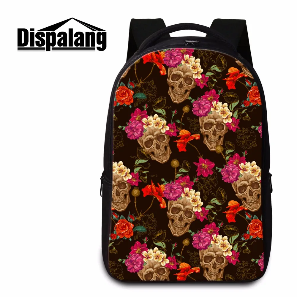 

Dispalang Skull Backpack for College Students Laptop Back pack for Girls Unique School Bags Shoulder Bookbag Women Traveling Bag