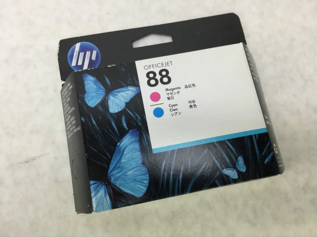 Оригинальная C9382A пурпурная и голубая печатающая головка для HP 88 Officejet Pro K8600 K5400 K550