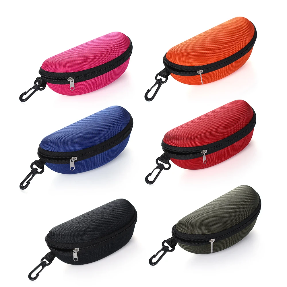 Unisex Sunglasses Cases Reading Glasses Carry Bag Hard Zipper Box