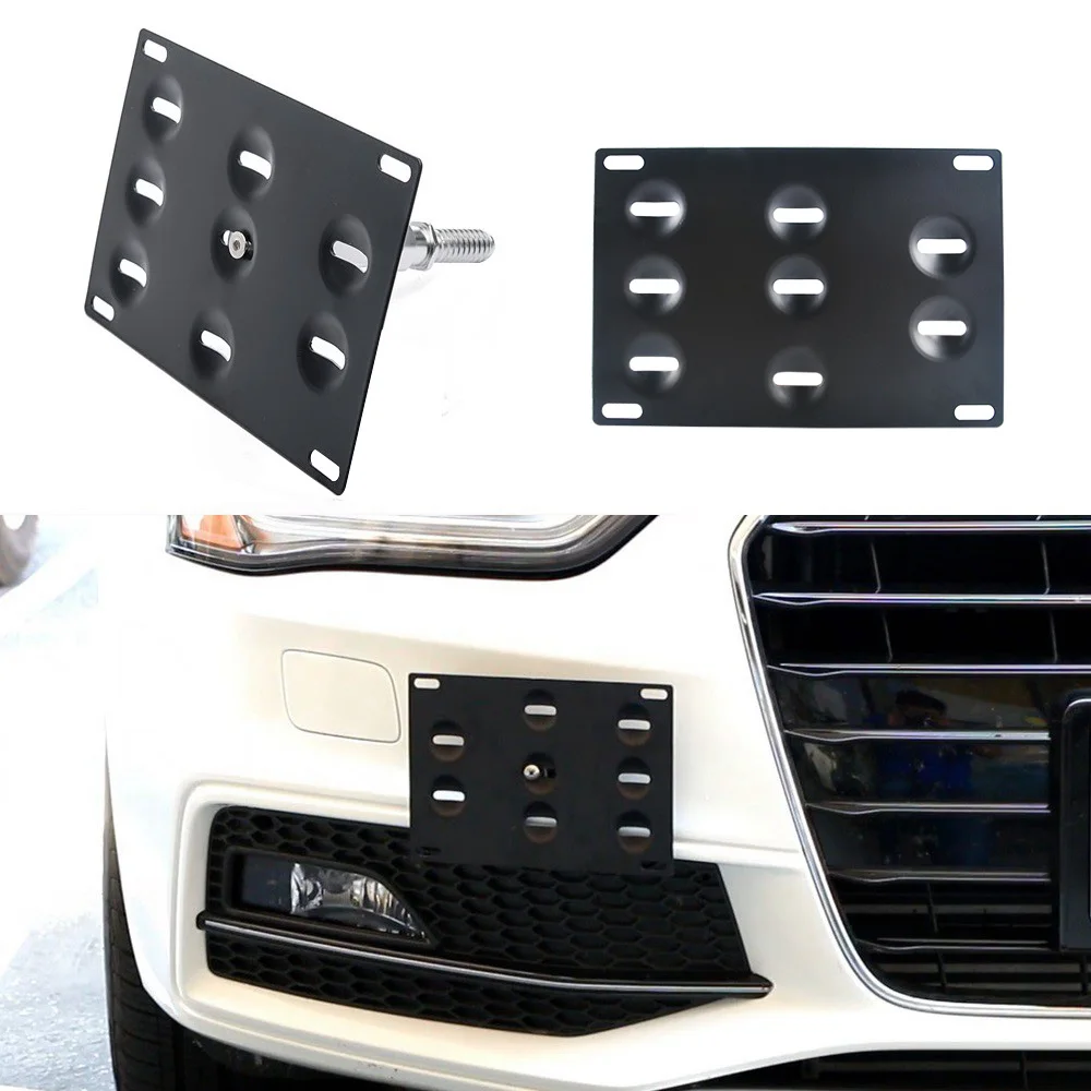 Передний бампер Фаркоп номерной знак Монтажный кронштейн держатель для BMW для Audi для Honda Для VW для LEXUS