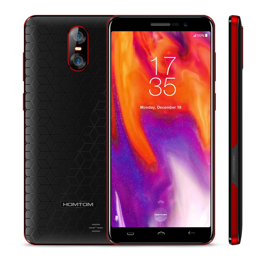 HOMTOM S12 Full Screen Mobile Phone 1GB RAM 8GB ROM 5.0 inch Android 6.0 Quad Core 8MP 2MP Back Dual Camera 3G WCDMA Smartphone