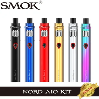 

Original SMOK Nord AIO 19 kit 1300mah Battery 2ML Atomizer Nord AIO 22 Kit 2000mah Battery 3.5ML Tank Electronic Cigarette Vape