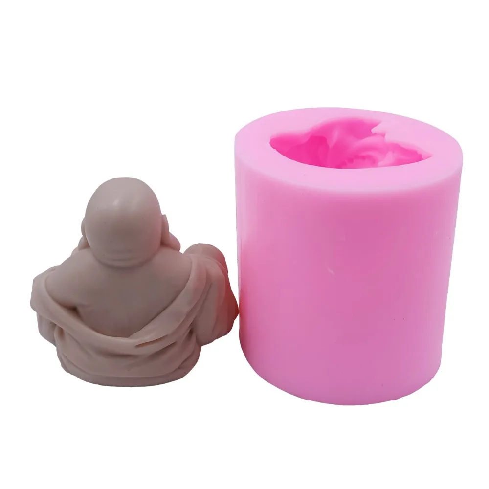 Najtaniej Religia 3D chiński budda foremka na świece mydło formy silikonowe formy do mydła do odlewania świec