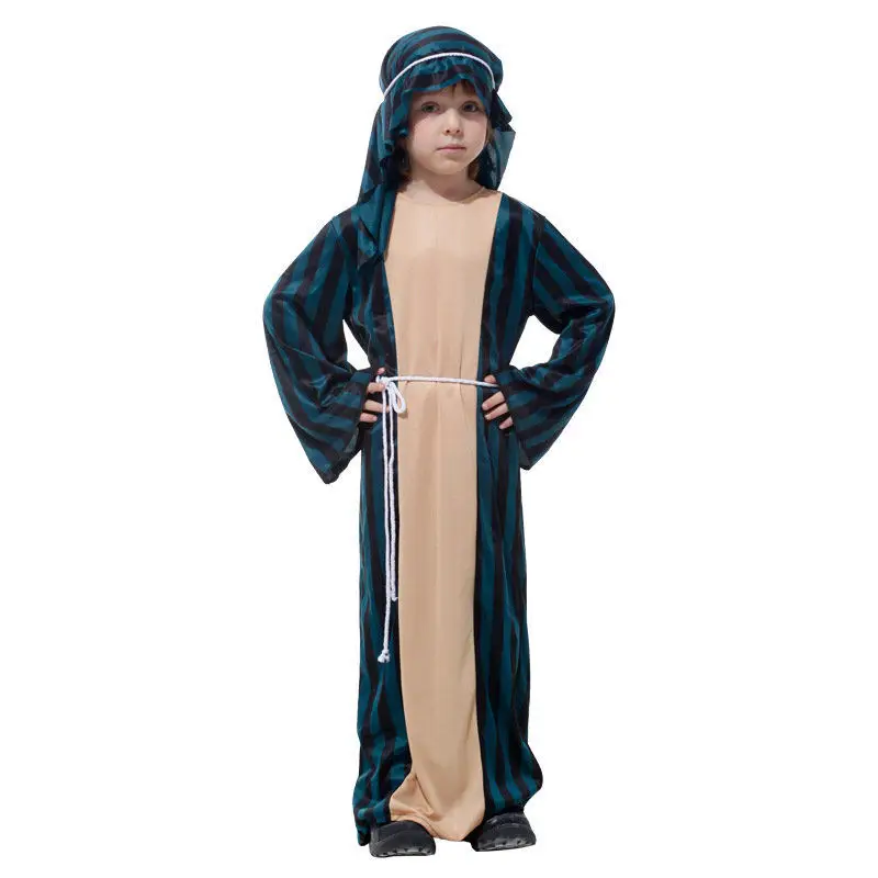 Boys Children Arabian Arab Middle East Sheikh Fancy Dress Costume National Dress