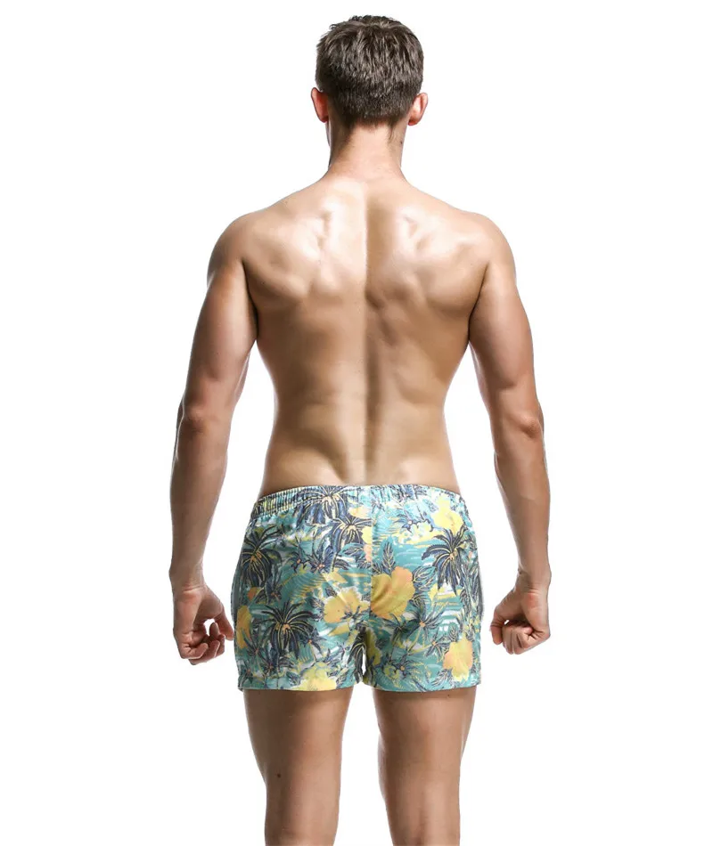 SEOBEAN Летний стиль Приморский мужские пляжные шорты мужские быстросохнущие полиэфирные ткани пляжная одежда мужские пляжные шорты Плавки шорты с принтом