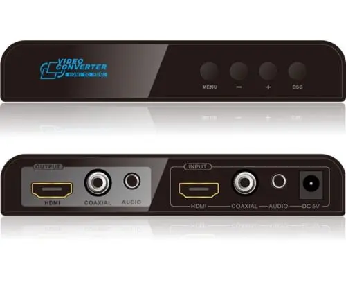 1 шт. новое видео зеркало вверх/вниз скейлер HDMI 1080P конвертер, аудио Разделение и смешивание