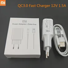 Xiao mi Red mi K20 Pro EU Usb быстрое зарядное устройство QC3.0 12 В 1.5A 18 Вт адаптер и кабель type-C для mi 8 8se 6 A2 A3 5S 2SE mi x 2s 3