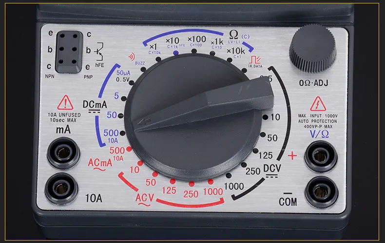 Электрические AC-DC механический мультиметр MF-47T мультиметр мультиметра Тестер Цифровой амперметр вольтметр