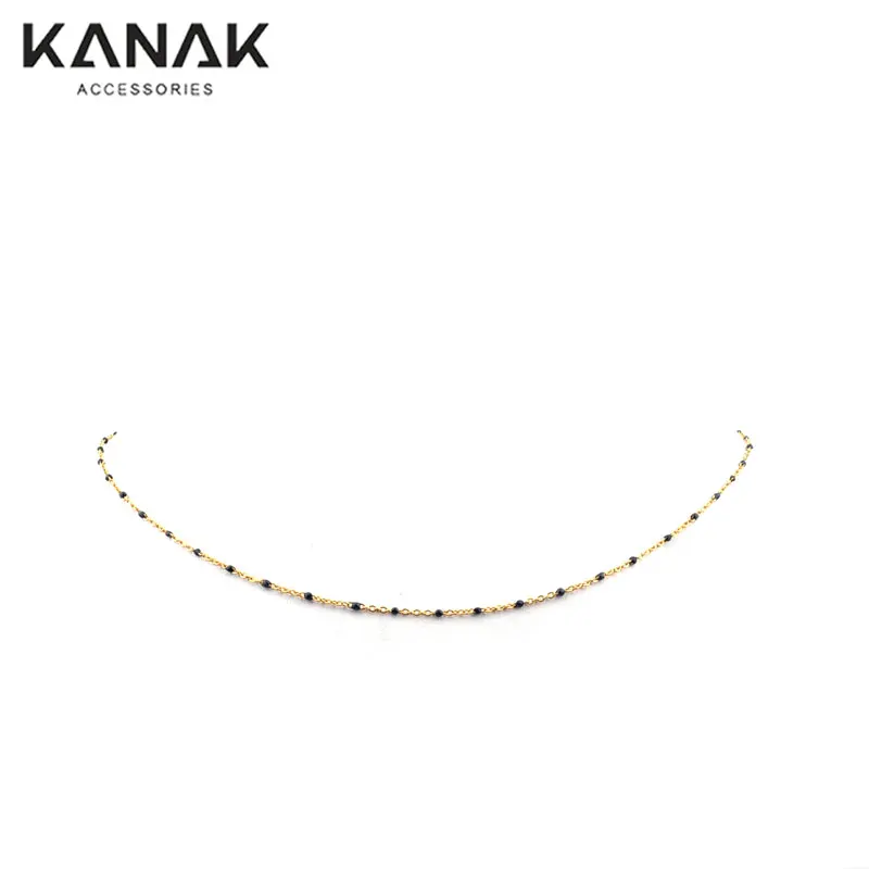 

KANAK New Style Handmade Link Chain Necklace Fashion vintage Geometric Necklace For Girl Jewerly