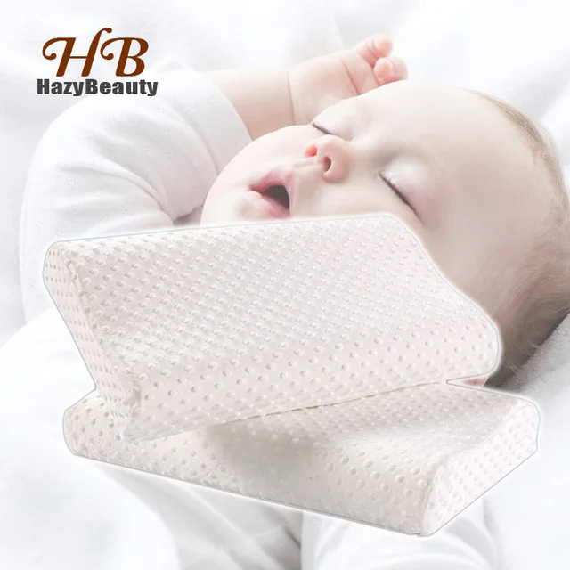 Memory Foam Baby Pillow Orthopedic Neck Protector Sleeping Memory Foam White Pillows Super Soft