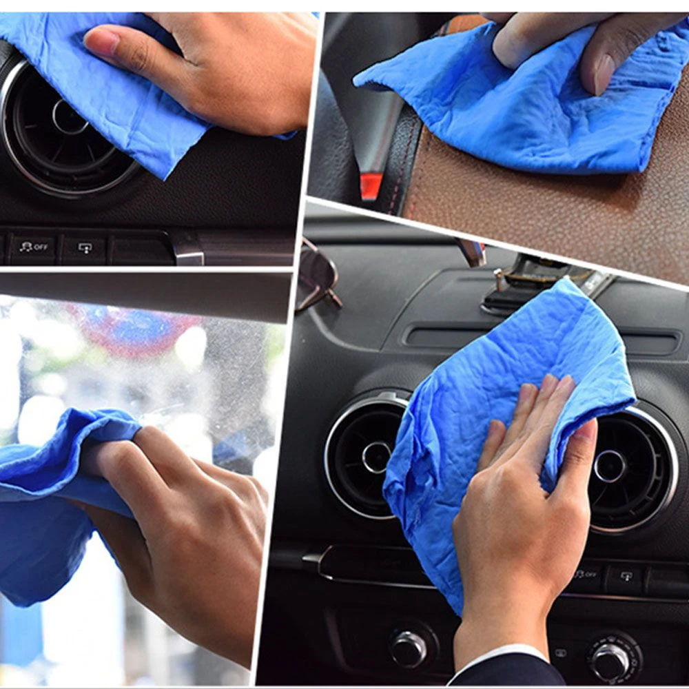 66*43cm Chamois Car Wash Towel Cleaner Car care Home Cleaning Hair Drying Cloth Leather Car Cleanin
