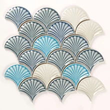 Kepinfy керамическая плитка для стен ванной комнаты неправильная мозаика Все цвета доступны