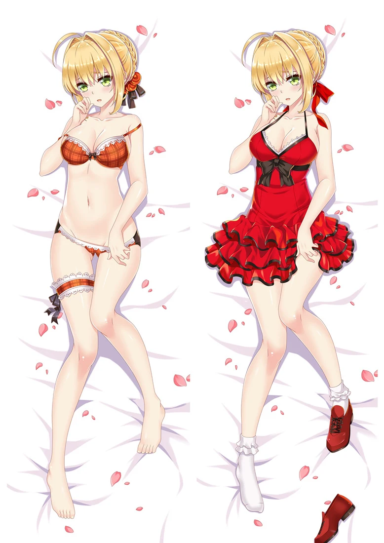 Ноябрьское обновление аниме Fate/Grand Order Red saber Нерон Клавдий обнимающая подушка для