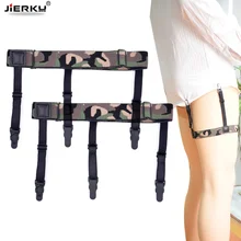 JIERKU Рубашка Подвязки Мужская рубашка остается держателем ноги подтяжки рубашка подтяжки Тыква рубашка с пряжкой подвязки 1 пара GW08232