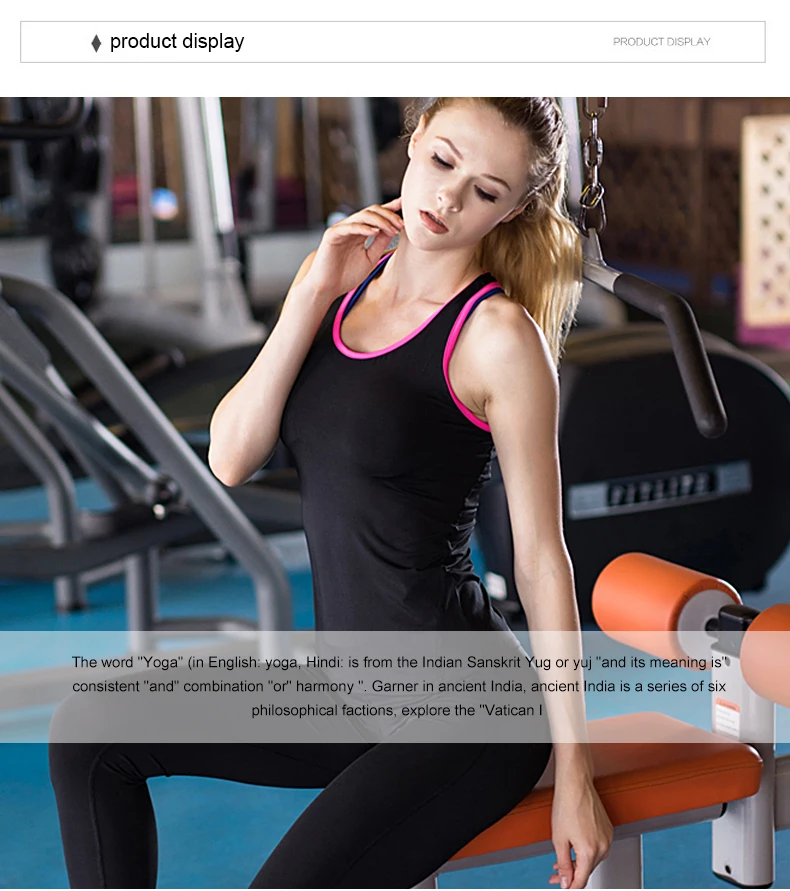 1 (12)Yoga Tops Women Sexy Gym Sportswear Vest Fitness Tight Woman Clothing Sleeveless Running Shirt Quick Dry Yoga Shirts