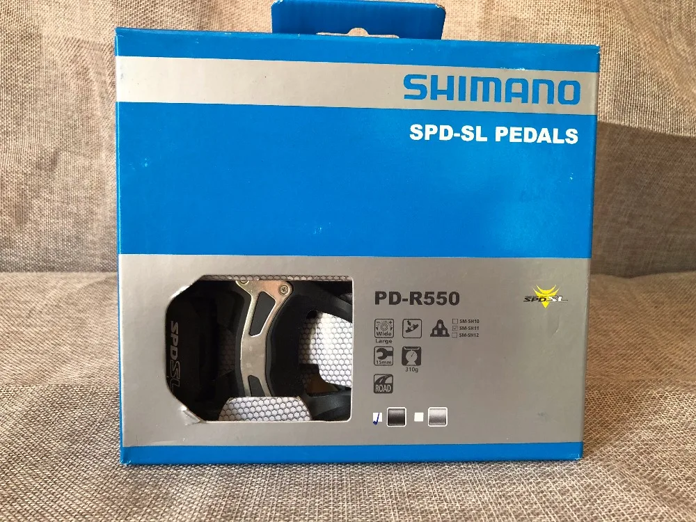 

SHIMANO Original PD-R550 105 Road bicycle pedal self-locking pedals road bike parts