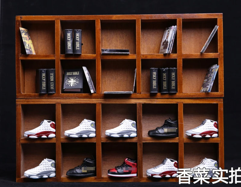 1/6 مقياس المشهد الاكسسوارات خزانة خذاء خزانة رف يمكن combin ل 12 بوصة دمية الشكل العمل اكسسوارات