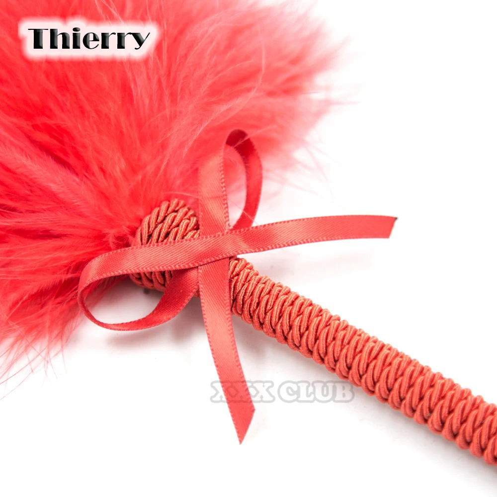 Thierry Sex Tools Flirting Leather Whip For Adult Games Fetish Sex Toys