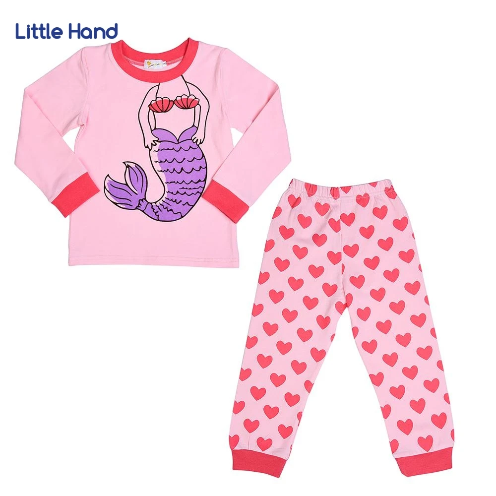 Baby Girl Sleepwear Pajama Sets 100 Cotton Long Sleeve Top Long Pants