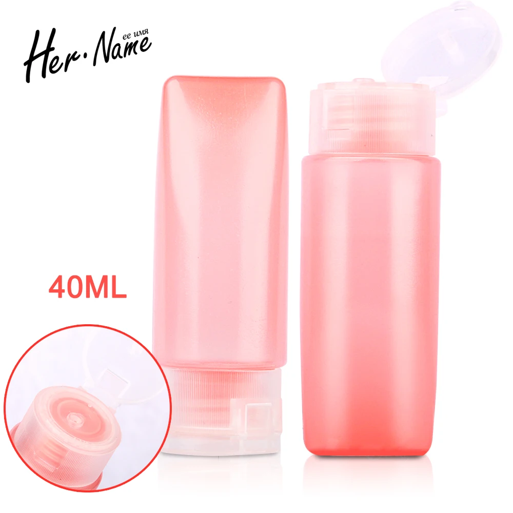 Mini Travel 40ml PE Empty Sample Cosmetic Bottle Makeup Container