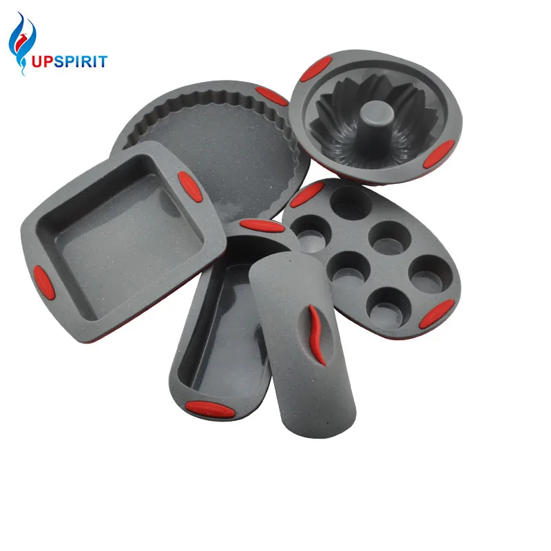 

Upspirit Practical Cake Mold Non-Stick Silicone Pan Heat-resisting Toast Pizza Decoration Tray Multifunction Kitchen Bakeware