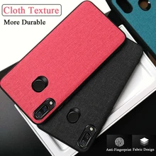옷감 질감 note7 케이스 xiaomi redmi 참고 7 프로 note7pro 럭셔리 패브릭 보호 커버 소프트 실리콘 tpu 전화 coque fundas(China)