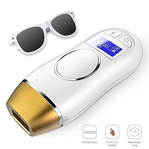 

IPL Hair Removal with Light Bikini Hair Remover Permanent Epilator with LCD Screen For Body, Face and Bikini 400,000 Flashe