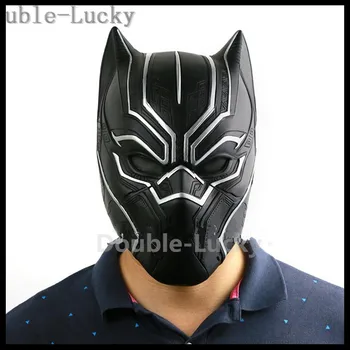 

2016 New Movie Cosplay Captain America: Civil War Helmet Cosplay Black Panther Helmet T'Challa Helmet Mask Party Halloween Prop