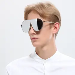 Ruosyling большие солнцезащитные очки Для женщин 2018 Элитный бренд розовые солнцезащитные очки Flat Top большие солнцезащитные очки Для мужчин