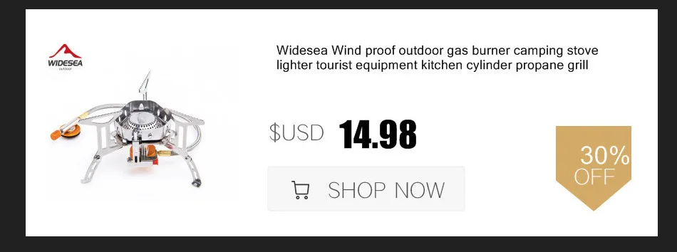 Widesea газовая горелка походная плита Туристическое оборудование Зажигалка уличная плита кухня пропан Бутан газовая плита Пешие прогулки Рыбалка