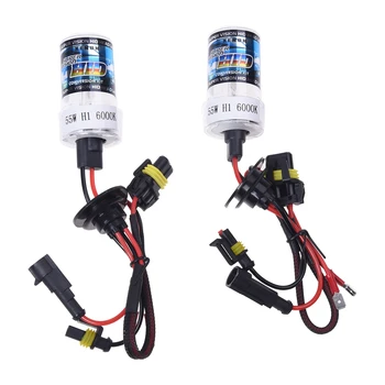 

2 PCS H1 XENON Lamps Automotive Light 55W 6000K Lamp High Power DC 12V