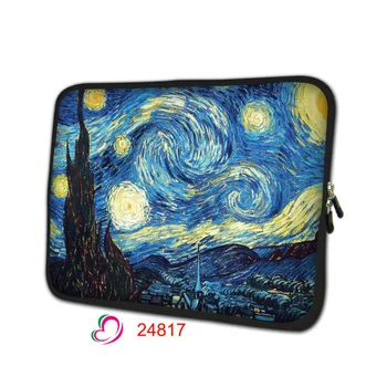 

Van Gogh 7 9.7 12 13.3 14.1 15.6 17 inch Laptop tablet Bag Neoprene Notebook sleeve computer cover protective case pouch