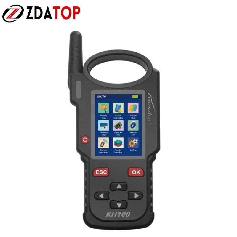 

Lonsdor KH100 Hand-Held Remote Key Programmer Update Online Detect Remote Frequency forToyota 8A(H) Chip