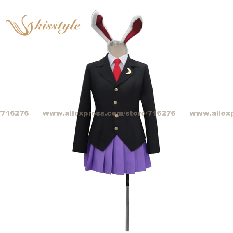 Kisstyle модная непроницаемая Ночная Униформа Touhou Project Reisen Udongein Inaba костюм для