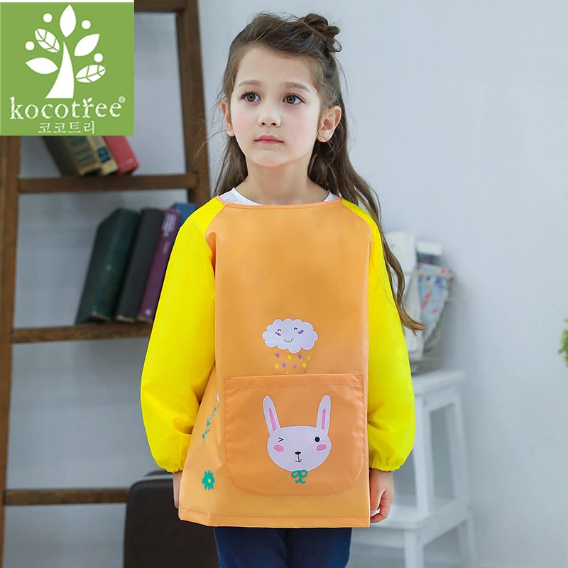  Waterproof Anti-Wear Apron Painting Drawing Coat for Children Costume Crafts DIY Paint antifouling  - 32827552317