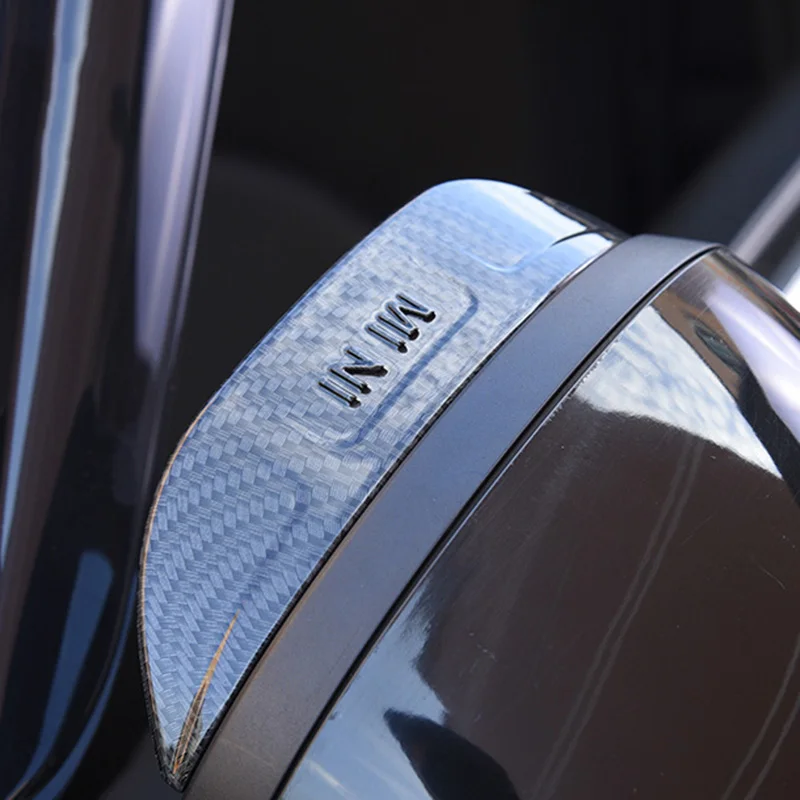 2 шт., Универсальное Автомобильное зеркало заднего вида, дождевик, тени для бровей, дефлектор, козырек, водонепроницаемый чехол для Mini Cooper S One d JCW R60, аксессуары
