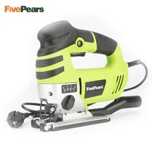 FivePears Jig Saw Curve Saw Electric 750W 220V Electric Saw Cutting Machine Woodworking Tools Chainsaw With EU plug