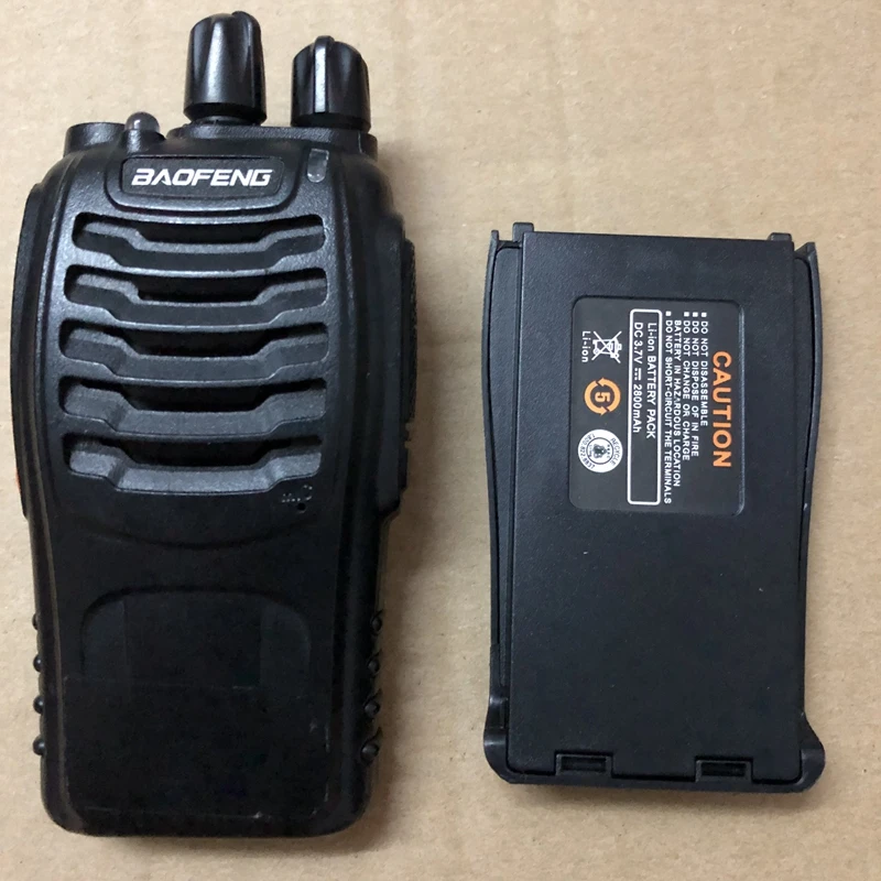 2 шт. Baofeng BF 888S walkie talkie батарея DC 3 7 V 1500mAh двухсторонняя радио аксессуары li ion для