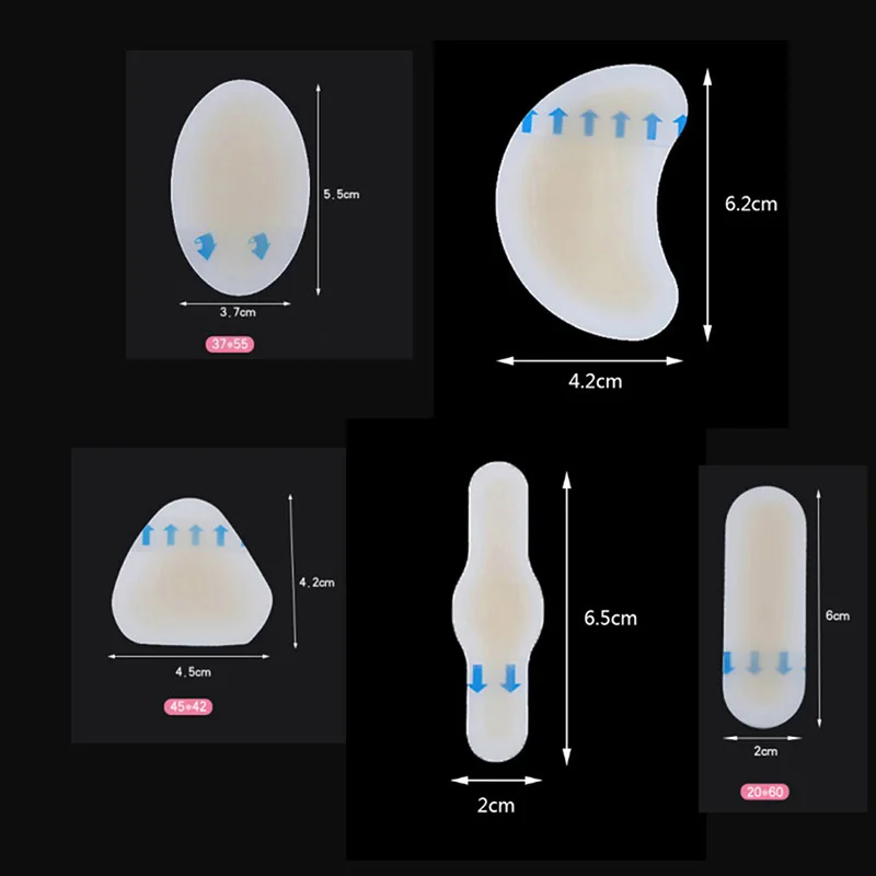10 шт. наклейки на обувь мягкие Гидроколлоидные подушечки облегчающие боль волдыри вспенивания пятна трения боль в пятке