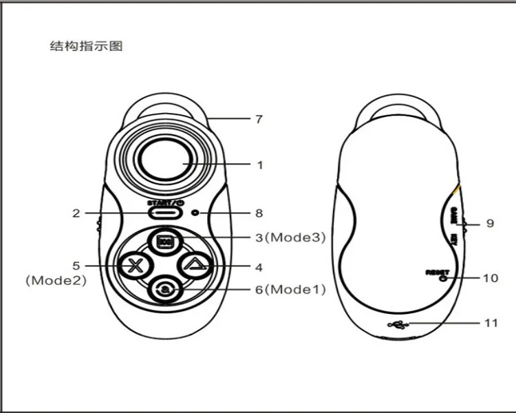 4 в 1 Bluetooth Autodyne артефакт беспроводной мини игровой пульт дистанционного управления телефон камера спуска затвора автоспуска