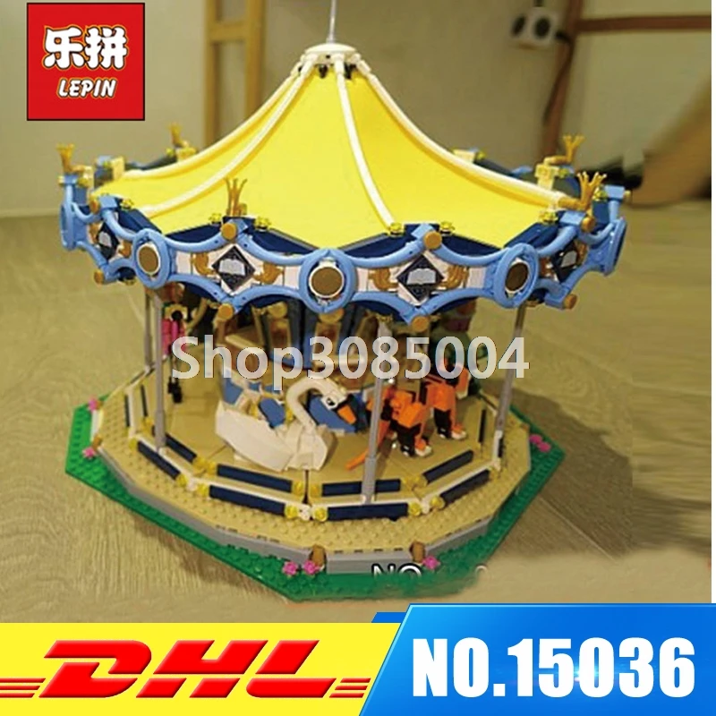 

IN STOCK LEPIN 15036 2705Pcs Street Series The New Carousel Set Children Building Blocks Bricks Boy Toys Model Gifts 10257
