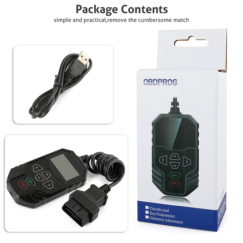 OBDPROG MT008 Пробег коррекции для Audi Skoda сброс MQB 2014 Приборная панель автомобиля после