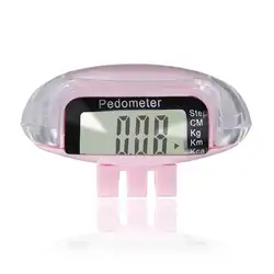 Хорошее предложение розовый ЖК цифровой мульти счетчик калорий для бега, фитнеса-розовый