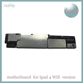 

Raofeng Motherboard For ipad 4 64GB Wifi Version Unlocked high quality For replacement mainboard full function logic board